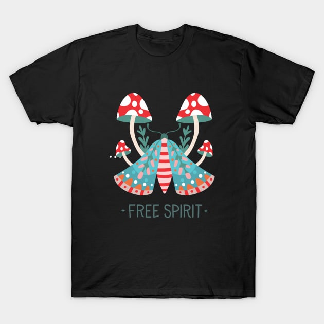 Free Spirit T-Shirt by uverso